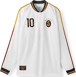 GS Store Galatasaray Leroy Sane DFC Özel E252353 Hakim Yaka Uzun Kollu Tişört