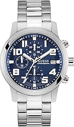 Guess Atticus GUGW0917G1 Gümüş Erkek Kol Saati