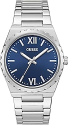 Guess Central GUU1394G5M Gümüş-Mavi Erkek Kol Saati