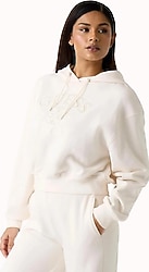 Guess Embroidered Logo V6RQ03KD761 Kapüşonlu Kadın Sweatshirt