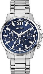 Guess Walker GUGW0900G4 Gümüş-Mavi Erkek Kol Saati