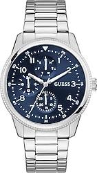 Guess Ian GUGW0970G1 Gümüş-Mavi Erkek Kol Saati