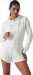 Guess V5GQ10KCRP0 Kapüşonlu Tam Fermuarlı Kadın Sweatshirt