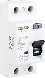 Günsan 2x25 A 30 mA Kaçak Akım Rölesi