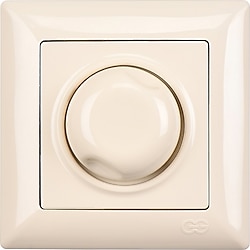 Günsan Visage Sıva Altı 1000 VA Dimmer Çerçeveli Krem Anahtar Priz