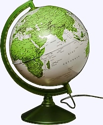 Gürbüz Globe Green Işıklı 26 cm Küre 46253