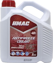 H-Mac -40 Derece 3 lt 4 Adet Kırmızı Antifriz