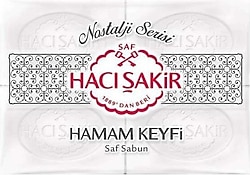 Hacı Şakir Hamam Keyfi Saf 4x200 gr Sabun