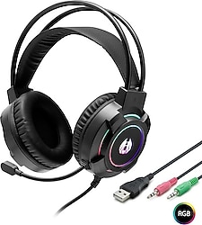 Hadron G604 RGB Kablolu Mikrofonlu Kulak Üstü Oyuncu Kulaklığı