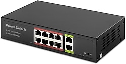 Hadron HD08 8 Port 10/100 Mbps PoE Switch
