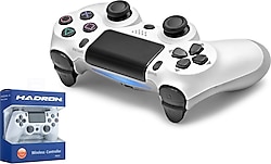 Hadron HD323B Beyaz Kablosuz PS4 Oyun Kolu