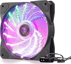 Hadron HDX1519 RGB Siyah 12 cm Kasa Fanı