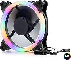 Hadron HDX1522 RGB 12 cm Kasa Fanı