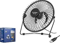Hadron HDX7252 Siyah Metal USB Masaüstü Vantilatör