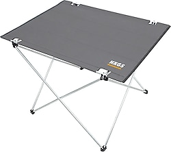 Haegs Ultralight 73x53 cm Gri Kumaş Katlanır Kamp Masası