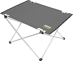 Haegs Ultralight 60x44 cm Gri Kumaş Katlanır Kamp Masası