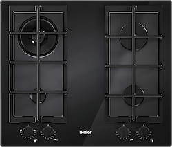 Haier HAVG6BR4TBP/TK Wok Gözlü Siyah Ankastre Ocak