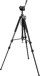 Piastra Di Attacco Rapido Hama Traveller 163 Ball Per Treppiede, 1/4", Con Perno Di Blocco, Nera, 41g