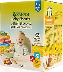 Hammm Keçi Sütlü Bebek Bisküvisi 400 gr