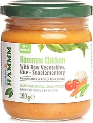 Hammm Sebzeli Pirinçli Tavuk Çorbası Kavanoz Maması 190 gr