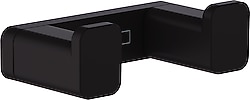 Hansgrohe 41755670 AddStoris Mat Siyah İkili Askılık