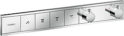 Hansgrohe RainSelect 15382000 4 Çıkışlı Termostatik Ankastre Krom Banyo Bataryası