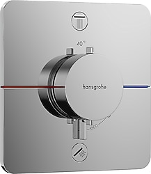 Hansgrohe ShowerSelect Comfort Q 15583000 Ankastre Krom Banyo Bataryası