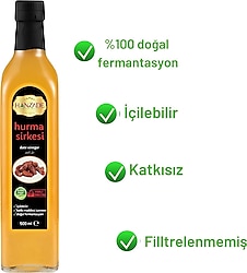 Hanzade Bitkisel Hurma Sirkesi 500 ml
