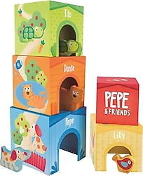 Hape Friendship Tower Ahşap Küpler