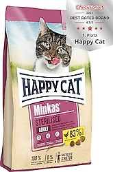 Happy Cat Minkas Sterilised 10 kg Kısırlaştırılmış Yetişkin Kedi Maması