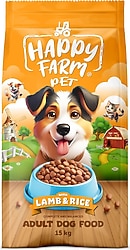 Happy Farm Kuzu Etli 15 kg Yetişkin Köpek Maması