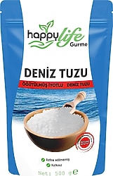 Happy Life İyotlu Deniz Tuzu 500 gr