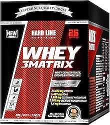 Hardline Nutrition 3 Matrix 30 gr 26 Saşe Whey Protein Tozu