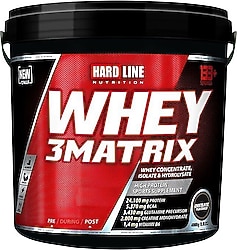 Hardline Nutrition 3 Matrix 4000 gr Whey Protein Tozu