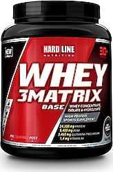 Hardline Nutrition Whey 3 Matrix Base 908 gr Protein Tozu