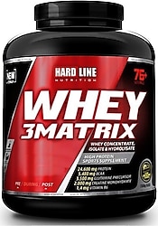 Hardline Nutrition 3 Matrix 2300 gr Limon Cheesecake Aromalı Whey Protein Tozu