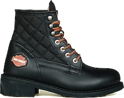 Harley Davidson New Worker Mid 025M100699 Erkek Deri Bot