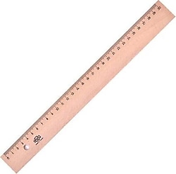 Hatas 0042 30 cm Tahta Cetvel