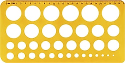 Hatas 2272 1-36 mm Büyük Daire Şablonu