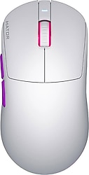 Hator Quasar 3 Ultra Beyaz Şarjlı Ergonomik Optik Kablolu/Kablosuz Oyuncu Mouse