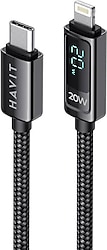 Havit CB6246 1.2 m Type-C to Lightning Hızlı Şarj Kablosu