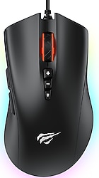 Havit Gamenote MS1040 RGB Ergonomik Optik Kablolu Oyuncu Mouse