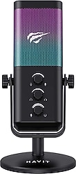 Havit GK65 Siyah RGB Yayıncı Mikrofonu