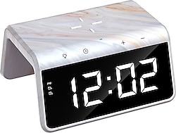 Havit W320 Saat ve Gece Lambalı Kablosuz Hızlı Şarj Aleti