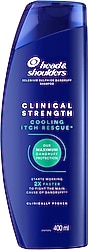 Head & Shoulders Clinical Strength Cooling Itch Rescue 400 ml Şampuan
