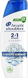 Head & Shoulders Klasik Bakım 2'si 1 arada 330 ml Kepek Şampuanı