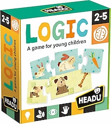 Headu Logic 3 Parçalı Hayvan Yapbozu 20751