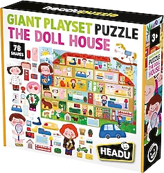 Headu Giant Playset Puzzle The Doll House