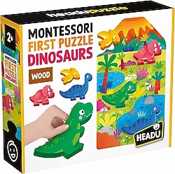 Headu Montessori My First Puzzle Dinosaurs