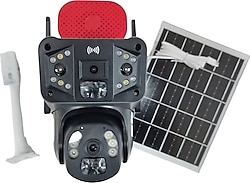 Heiman HM-854 6 MP Solar 4K Güneş Enerjili Gece Görüşlü Güvenlik Kamerası